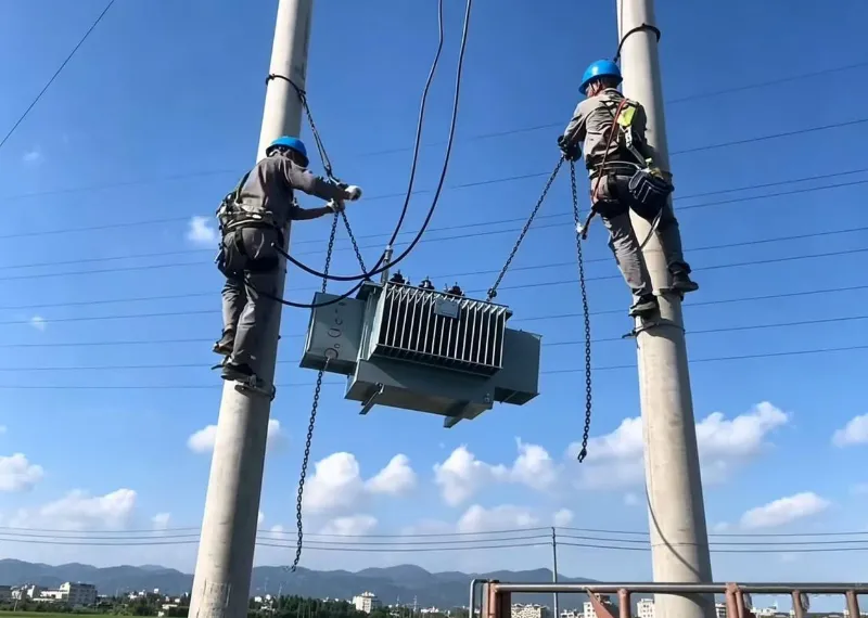 Projetos de transformadores montados em poste