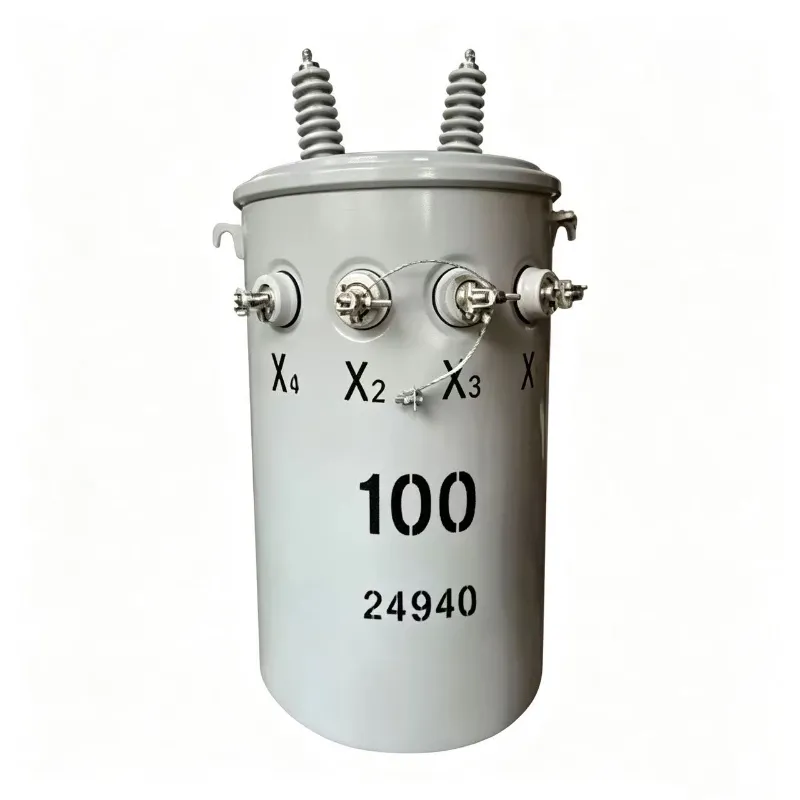 Transformador de distribui&ccedil;&atilde;o monof&aacute;sico 100kVA 33kV/0,4kV para rede el&eacute;trica industrial