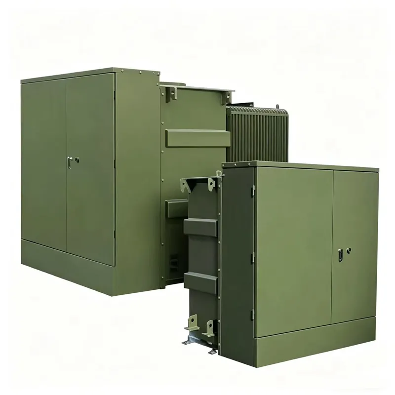 Transformador de montagem em almofada imerso em &oacute;leo americano selado premium 800kVA 24kV/480V