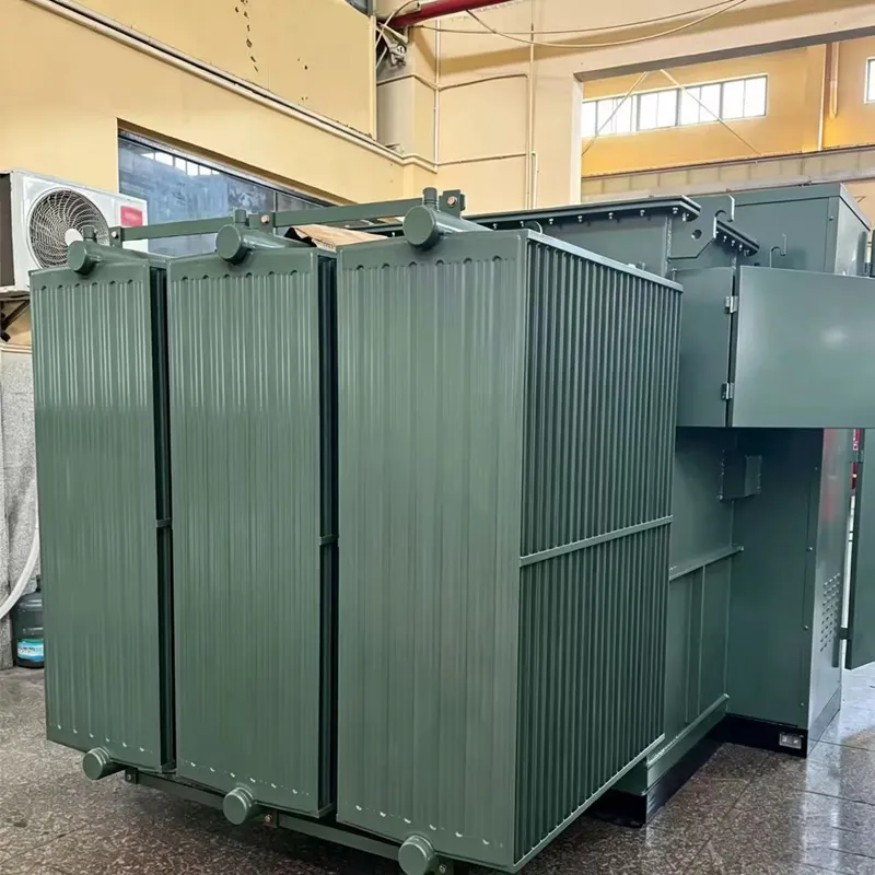 Tipo americano dur&aacute;vel exterior transformador montado em almofada de 500kVA 11kV/415V